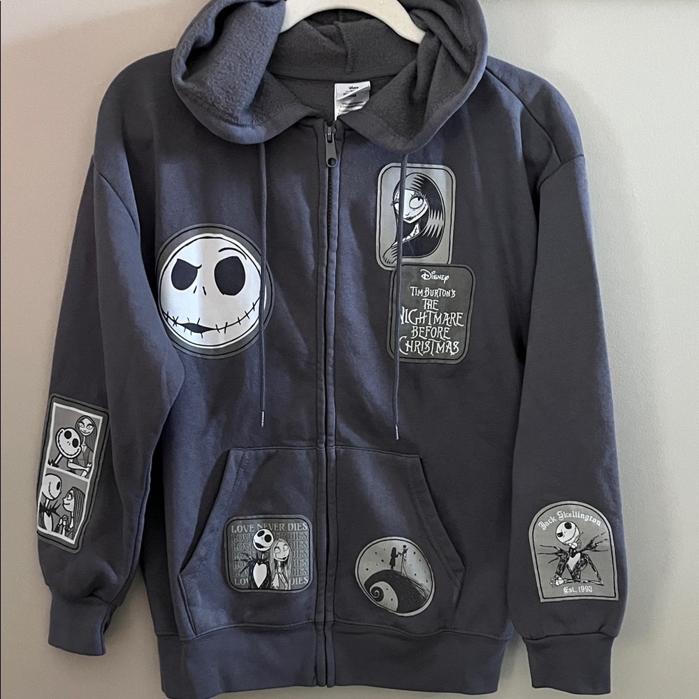 Disney The Nightmare Before Christmas Zip Hoodie size XS